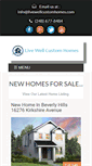 Mobile Screenshot of livewellcustomhomes.com